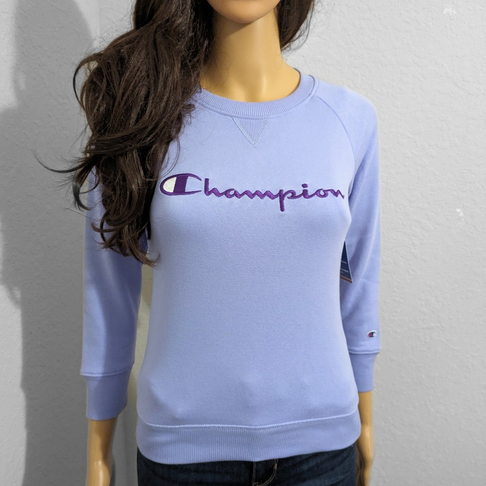 Champion Lilac Purple Sweatshirt Ladies Small
